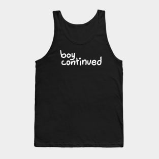 boy continued Tank Top